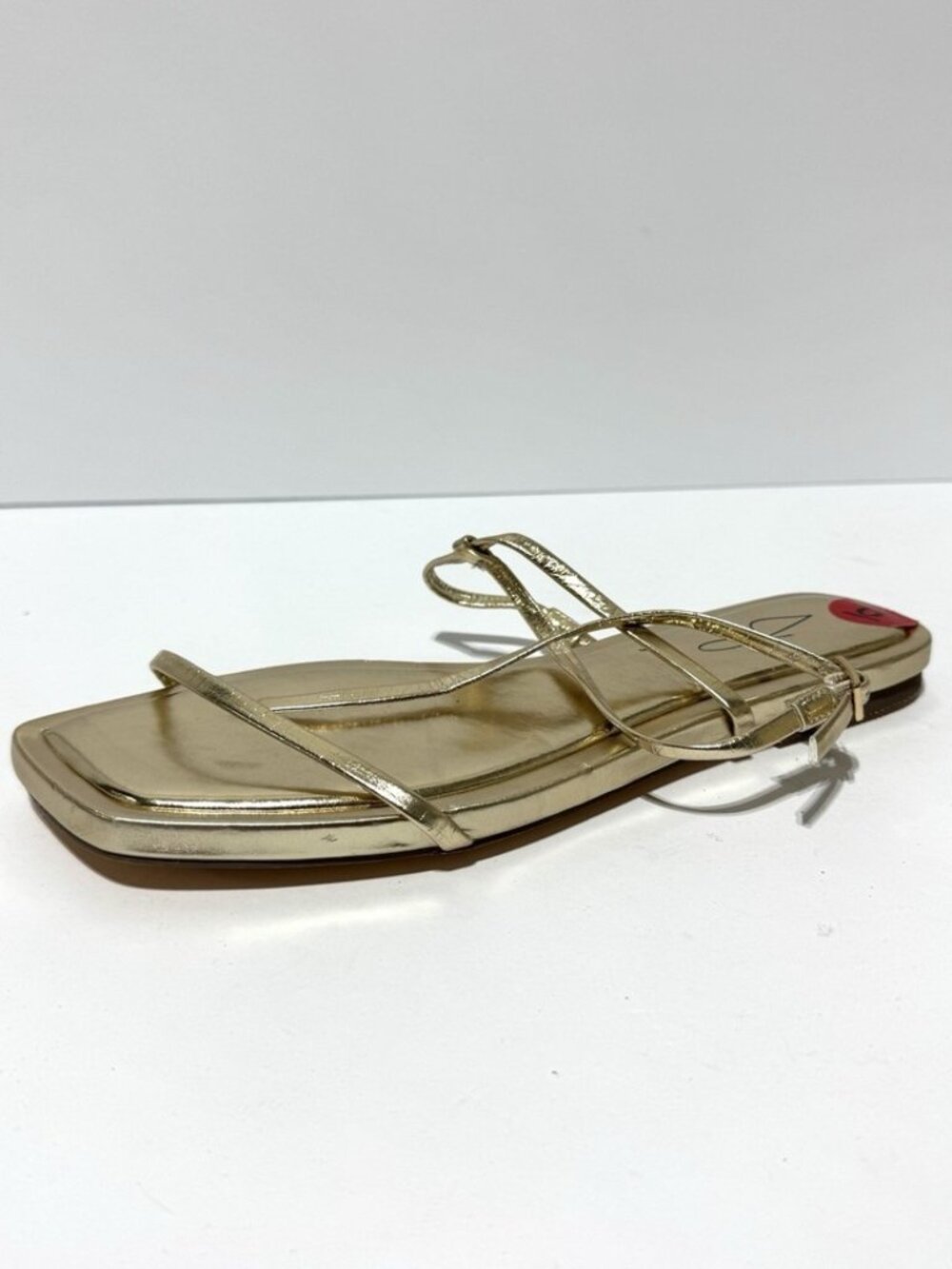 Joie Metallic Gold Strappy Flat Sandals